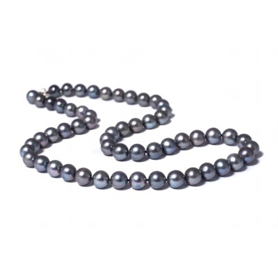 Ожерелье из черного жемчуга 8-8,5мм АА