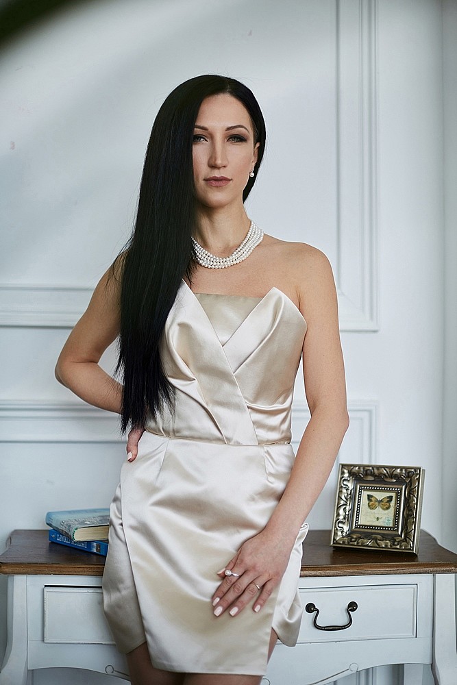 Комплект из белого жемчуга