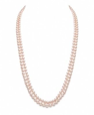 Бусы MEGAN pink 7мм АА+