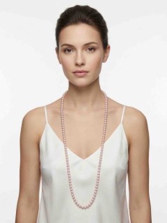 Бусы MEGAN pink 7мм АА+