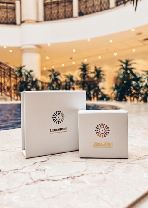  Колье-колар LILOU из черного жемчуга 8мм