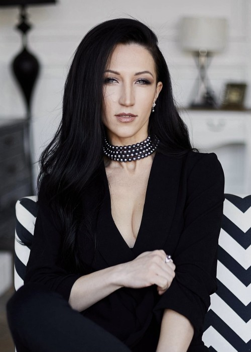  Колье-колар LILOU из черного жемчуга 8мм