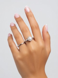 Кольцо с жемчугом MOON