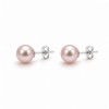 Серьги PINK PEARL 7мм