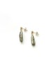Cерьги GREEN BIWA PEARL