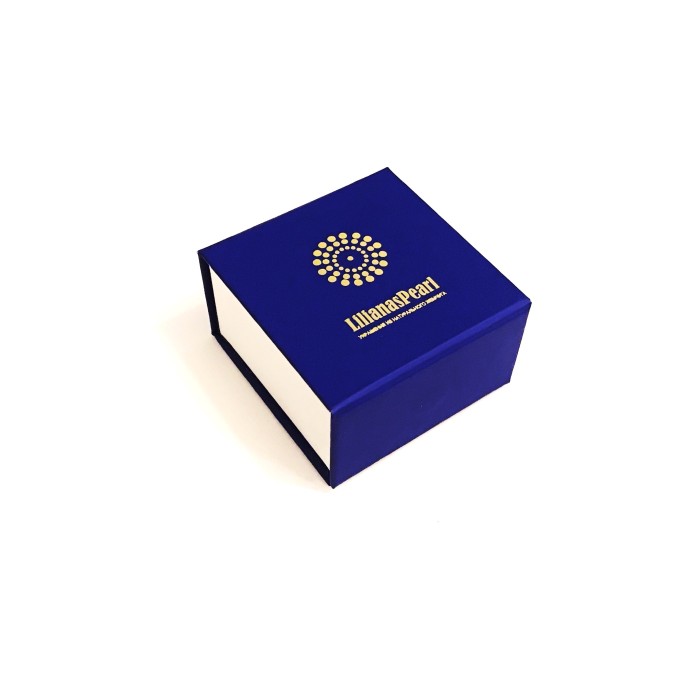 Пусеты с черным жемчугом 6мм ААА