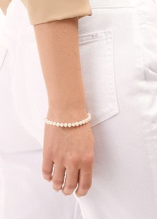 Браслет CLAUDETTE white 6мм