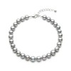 Браслет GABY grey 6мм AAA
