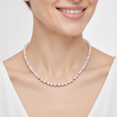 Ожерелье из жемчуга 7мм