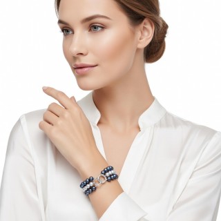 Браслет SANDRINE black 8мм