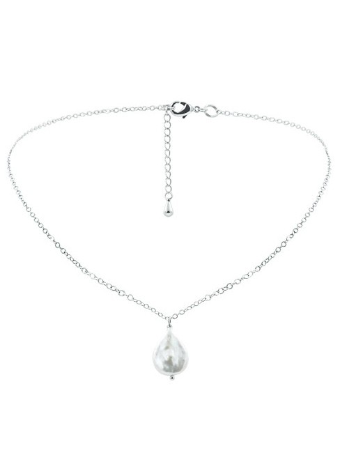 Цепочка PEARL DROP white