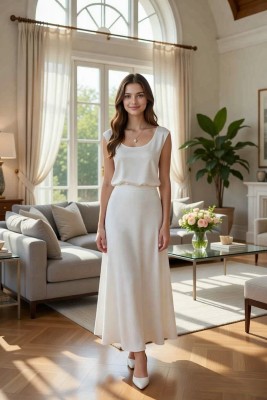 Цепочка PEARL DROP white